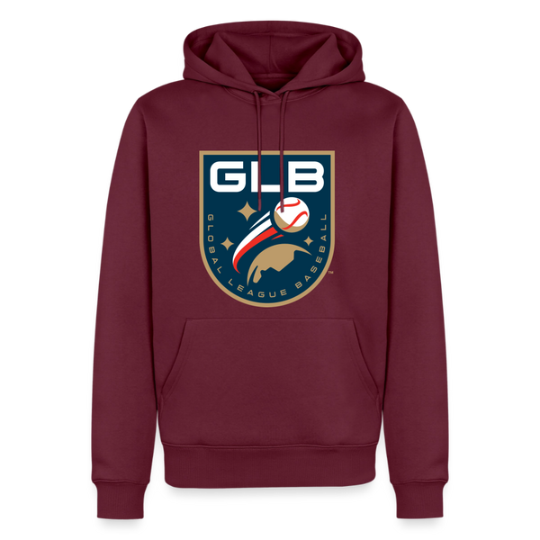 Global League Baseball Premium Adult Hoodie - burgundy