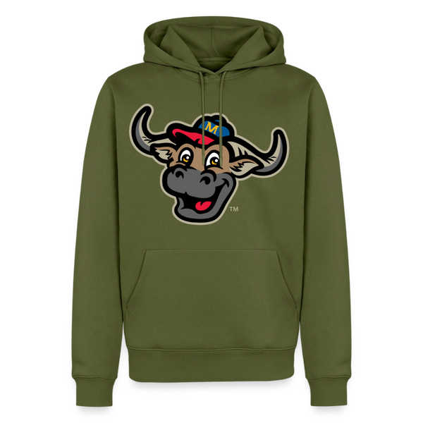 Mindanao Motoristas Carabao Premium Adult Hoodie - khaki green 