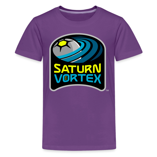 Saturn Vortex FC Kids' Premium T-Shirt - purple