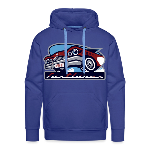 Detroit Fastlanes Premium Adult Hoodie - royal blue