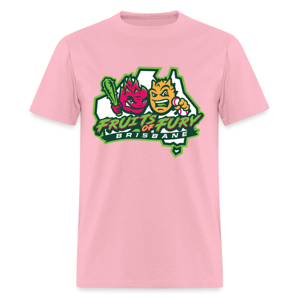 Brisbane Fruits of Fury Unisex T-Shirt - pink