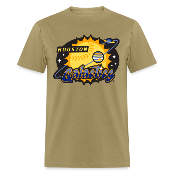 Houston Galactics Unisex T-Shirt - khaki