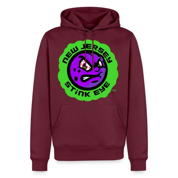 New Jersey Stink Eye Premium Adult Hoodie - burgundy