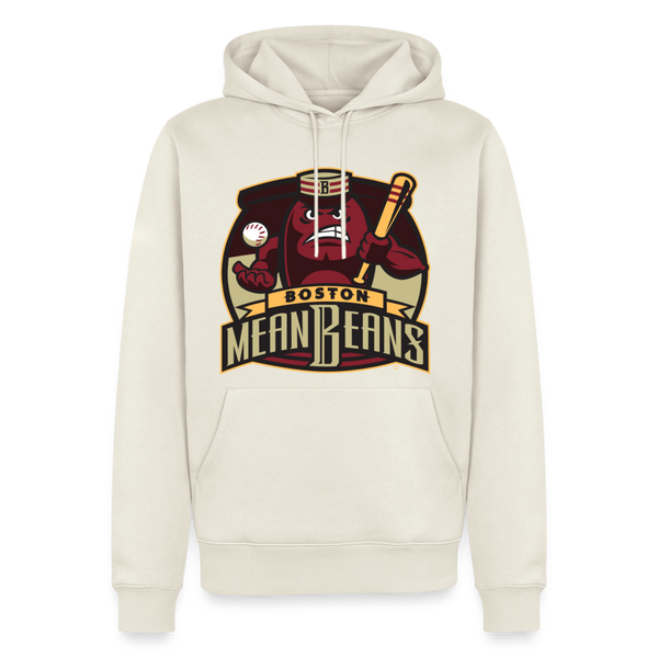 Boston Mean Beans Premium Adult Hoodie - off white