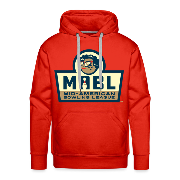 MABL Bowling Premium Adult Hoodie - red