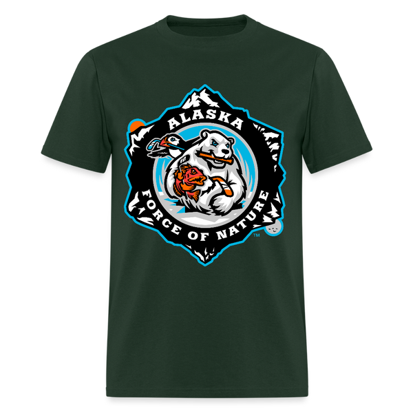 Alaska Force of Nature Unisex T-Shirt - forest green