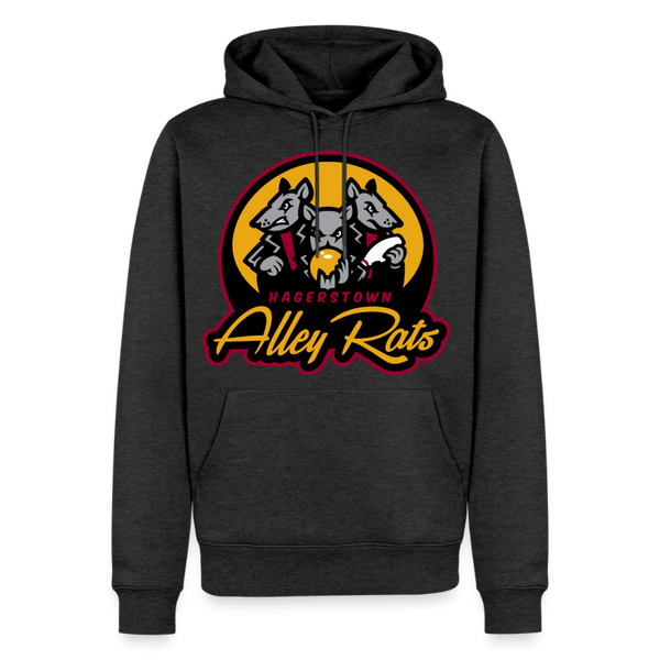 Hagerstown Alley Rats Premium Adult Hoodie - heather anthracite