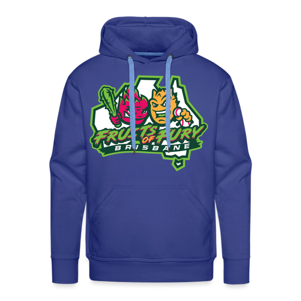 Brisbane Fruits of Fury Premium Adult Hoodie - royal blue