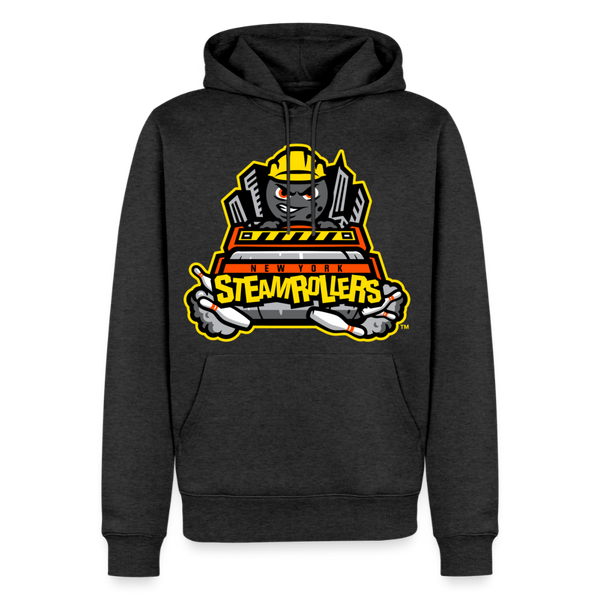 New York Steamrollers Premium Adult Hoodie - heather anthracite
