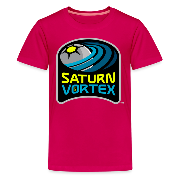 Saturn Vortex FC Kids' Premium T-Shirt - dark pink