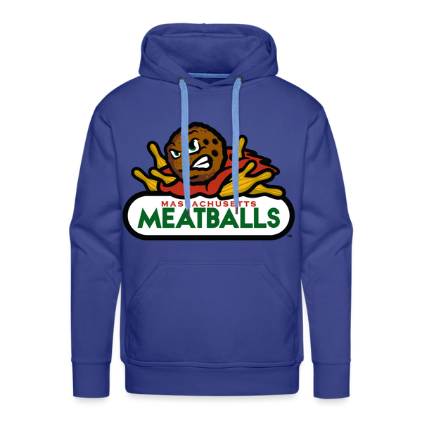 Massachusetts Meatballs Premium Adult Hoodie - royal blue
