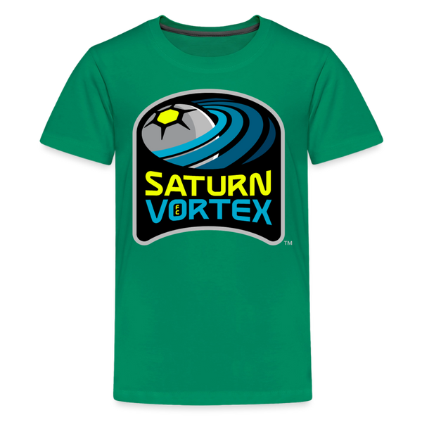 Saturn Vortex FC Kids' Premium T-Shirt - kelly green