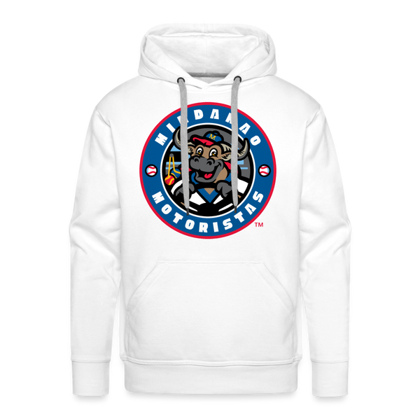 Mindanao Motoristas Premium Adult Hoodie - white