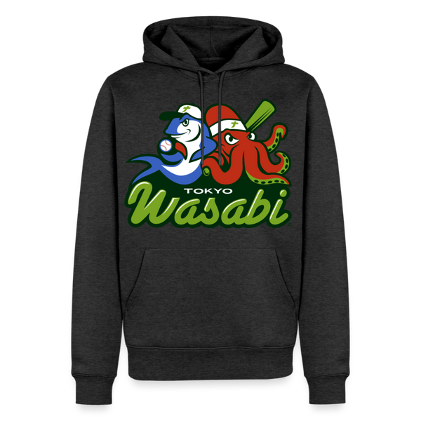 Tokyo Wasabi Premium Adult Hoodie - heather anthracite