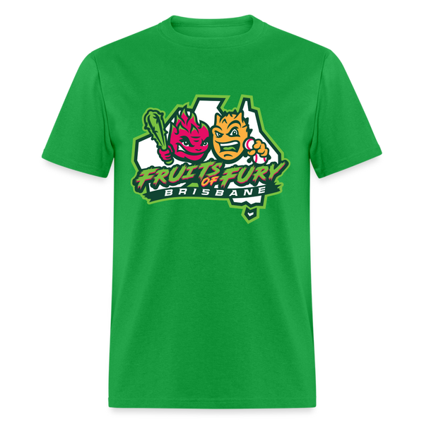 Brisbane Fruits of Fury Unisex T-Shirt - bright green