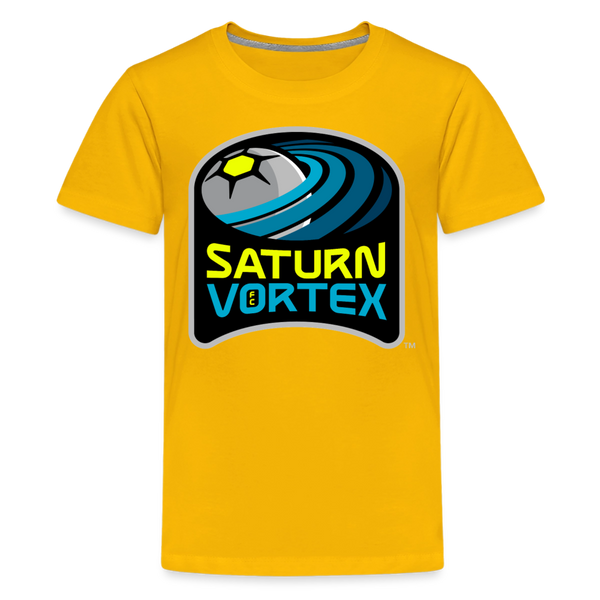 Saturn Vortex FC Kids' Premium T-Shirt - sun yellow