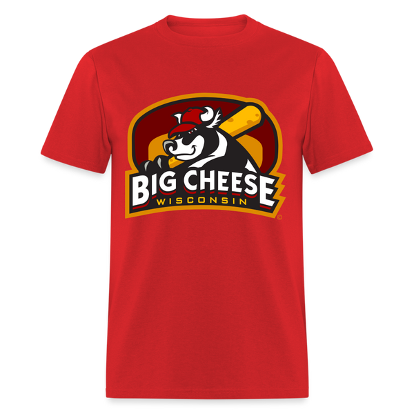 Wisconsin Big Cheese Unisex T-Shirt - red