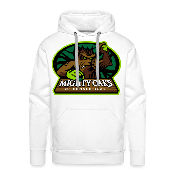 Mighty Oaks of Connecticut Premium Adult Hoodie - white