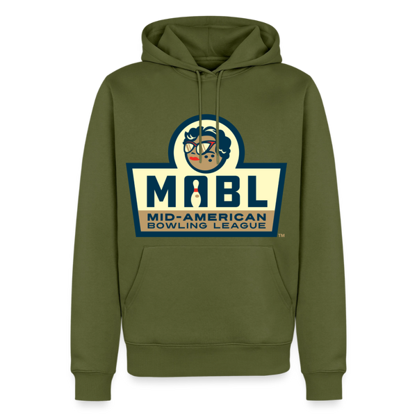 MABL Bowling Premium Adult Hoodie - khaki green 