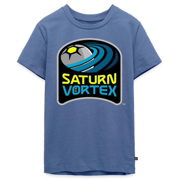Saturn Vortex FC Kids' Premium T-Shirt - stone blue 