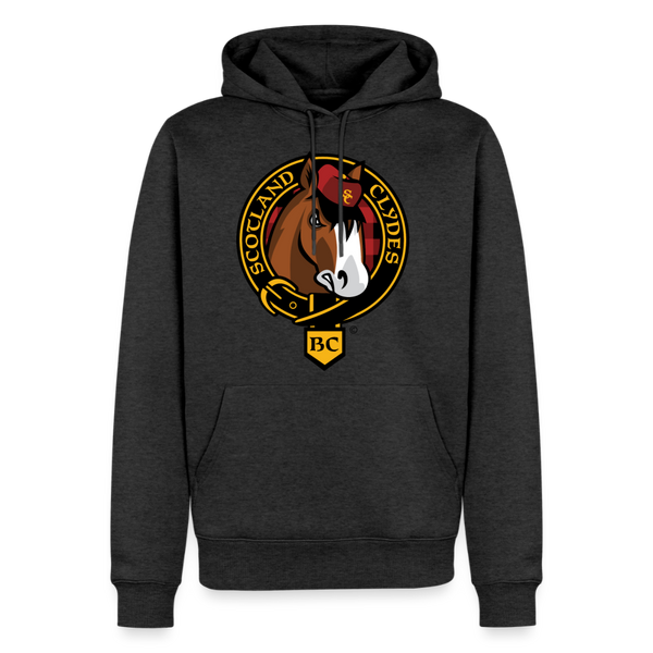 Scotland Clydes Premium Hoodie - heather anthracite