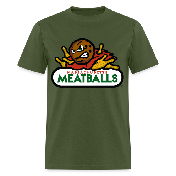 Massachusetts Meatballs Unisex T-Shirt - military green