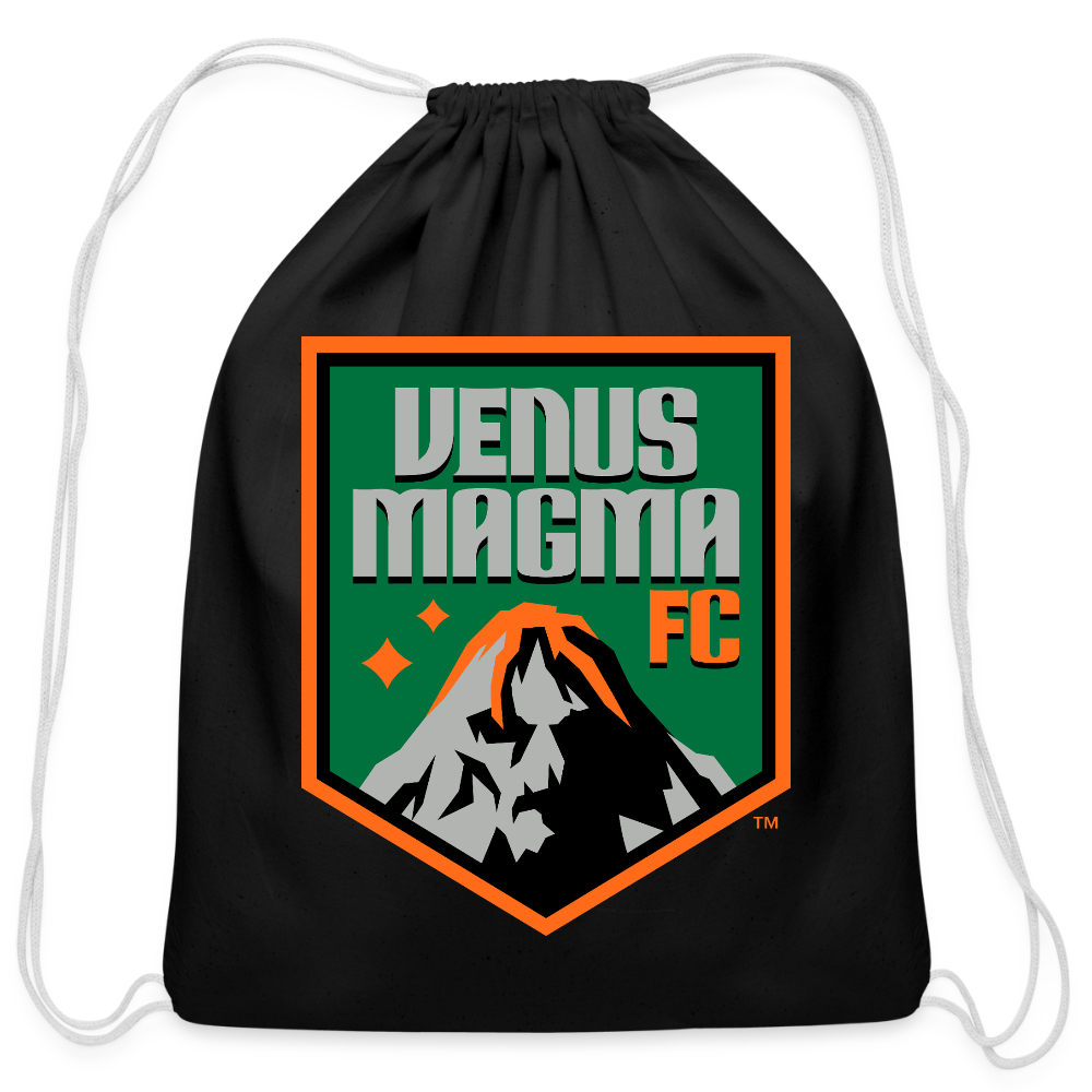 Venus Magma FC Cotton Drawstring Bag - black