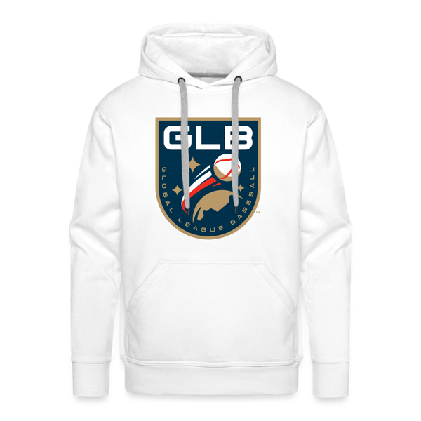Global League Baseball Premium Adult Hoodie - white