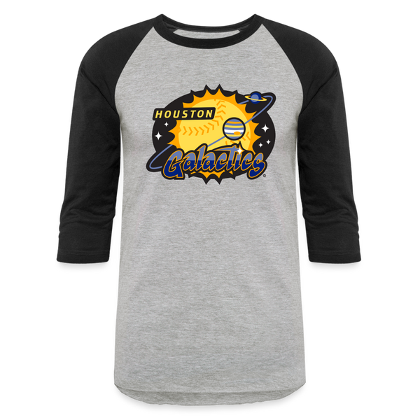 Houston Galactics Baseball T-Shirt - heather gray/black