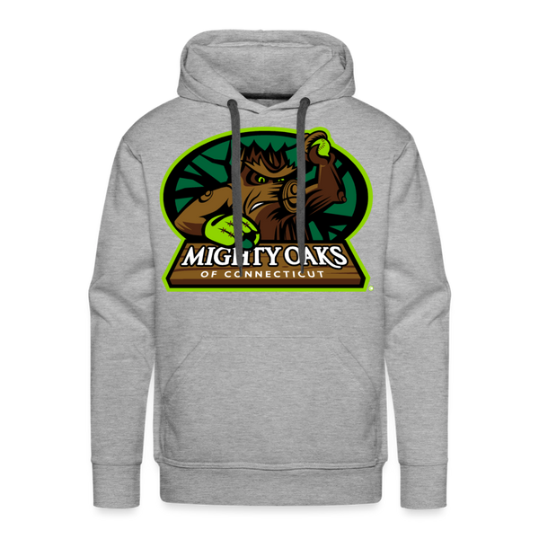 Mighty Oaks of Connecticut Premium Adult Hoodie - heather grey