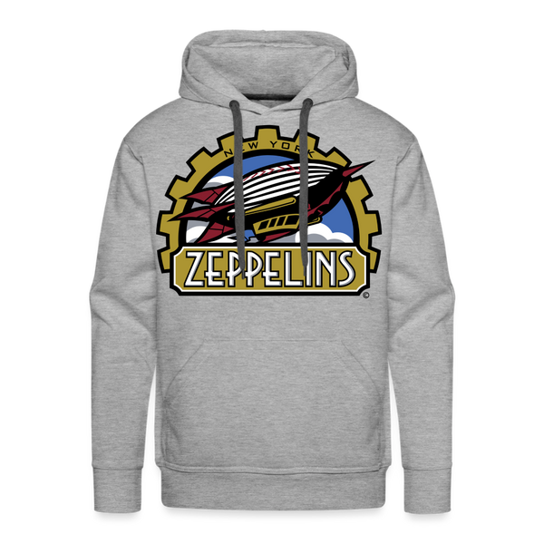 New York Zeppelins Premium Hoodie - heather grey