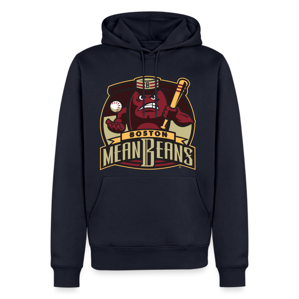 Boston Mean Beans Premium Adult Hoodie - navy