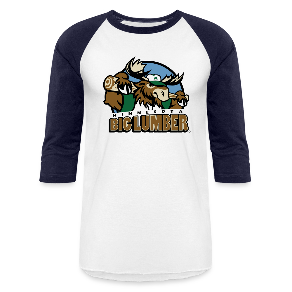 Minnesota Big Lumber Baseball T-Shirt - white/navy