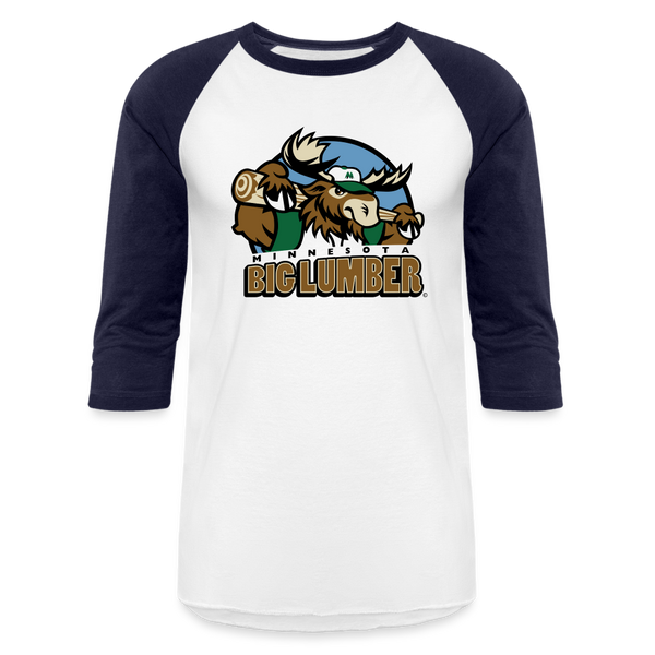 Minnesota Big Lumber Baseball T-Shirt - white/navy