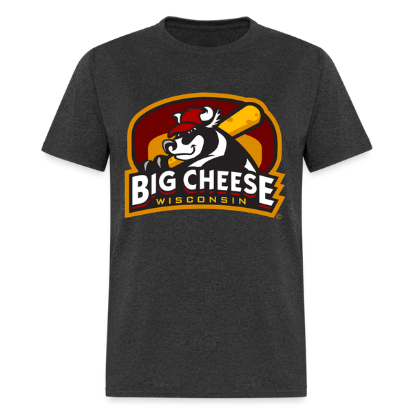 Wisconsin Big Cheese Unisex T-Shirt - heather black