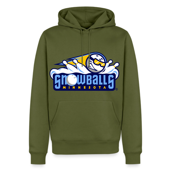 Minnesota Snowballs Premium Adult Hoodie - khaki green 