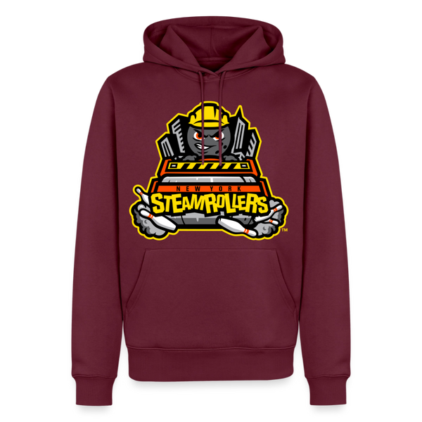 New York Steamrollers Premium Adult Hoodie - burgundy