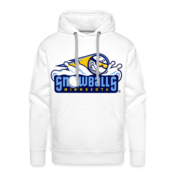 Minnesota Snowballs Premium Adult Hoodie - white