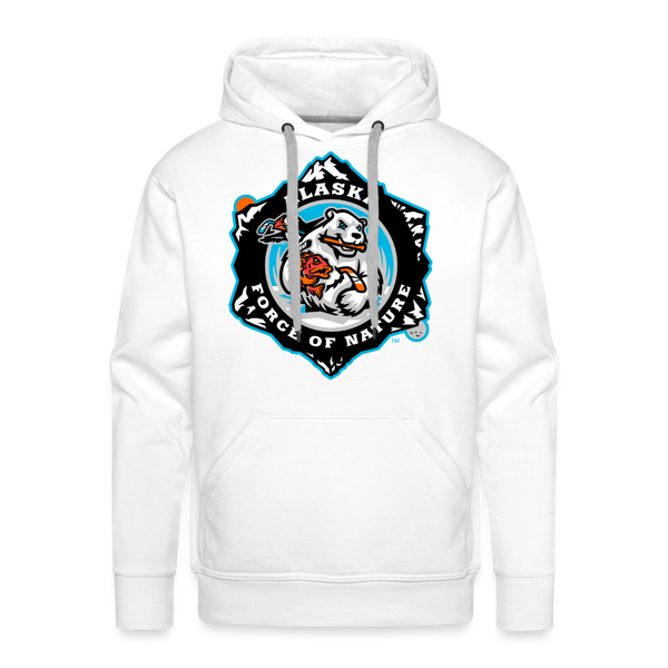 Alaska Force of Nature Premium Adult Hoodie - white