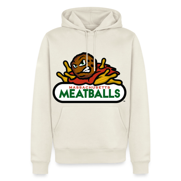 Massachusetts Meatballs Premium Adult Hoodie - off white