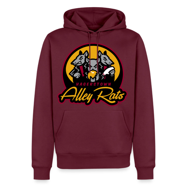 Hagerstown Alley Rats Premium Adult Hoodie - burgundy