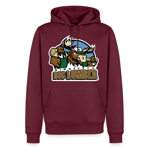 Minnesota Big Lumber Premium Adult Hoodie - burgundy