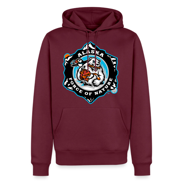 Alaska Force of Nature Premium Adult Hoodie - burgundy