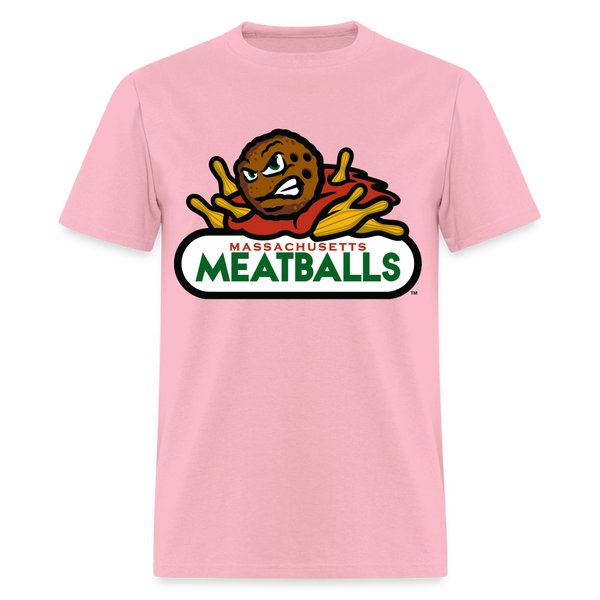 Massachusetts Meatballs Unisex T-Shirt - pink