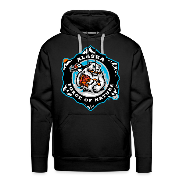 Alaska Force of Nature Premium Adult Hoodie - black