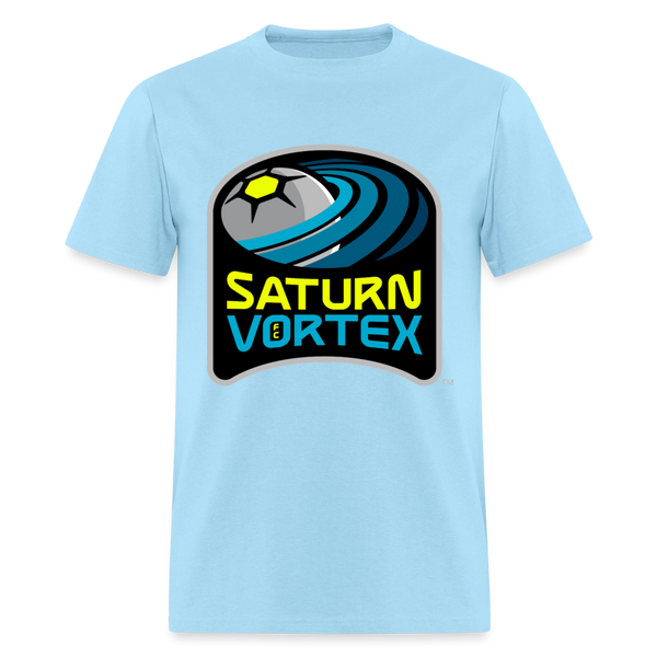 Saturn Vortex FC Unisex T-shirt - powder blue