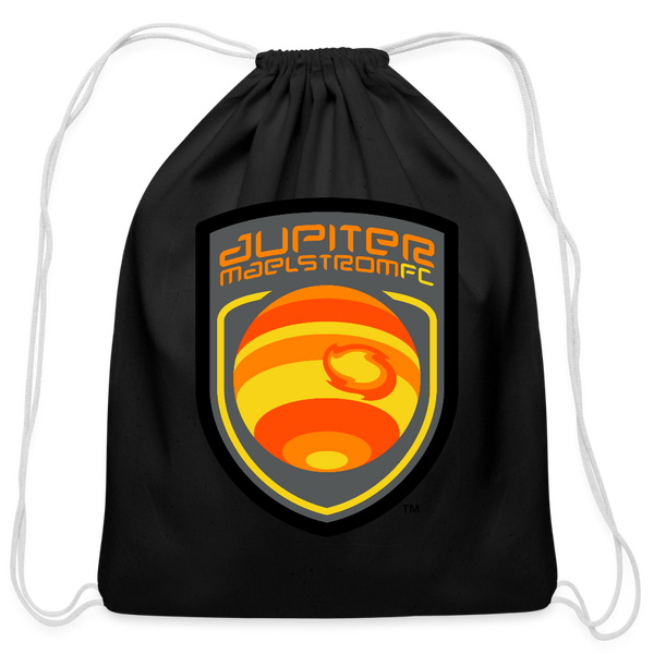 Jupiter Maelstrom FC Cotton Drawstring Bag - black