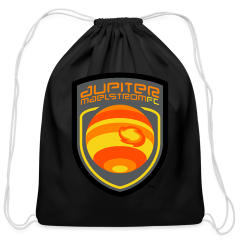 Jupiter Maelstrom FC Cotton Drawstring Bag - black