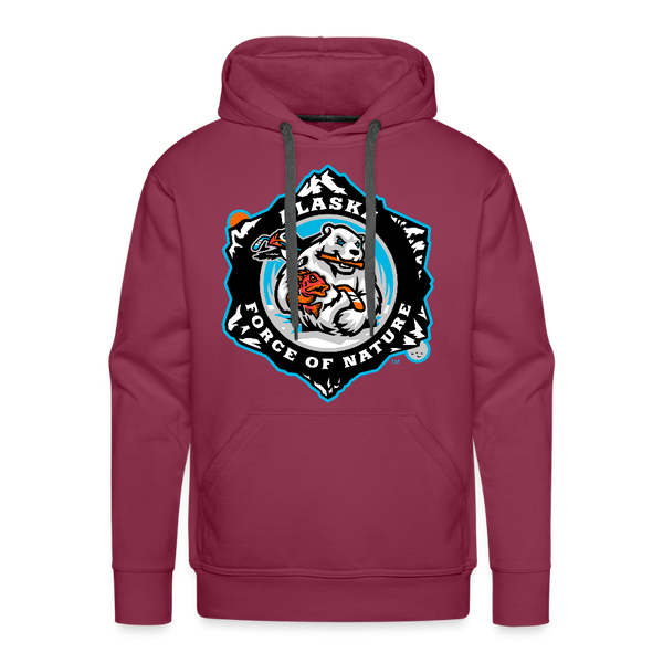 Alaska Force of Nature Premium Adult Hoodie - burgundy