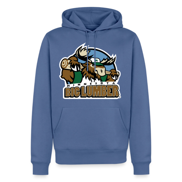 Minnesota Big Lumber Premium Adult Hoodie - stone blue 